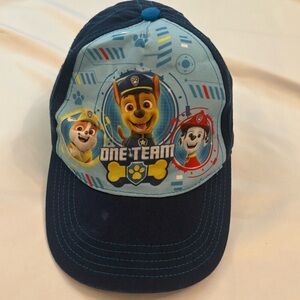 Nickelodeon Little Kids Paw Patrol “One Team”  Baseball Cap – Blue Character Hat